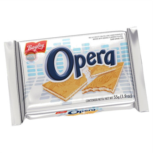 Galletita Opera Bagley 55g X 10 Paquetes - Sweet Market 0