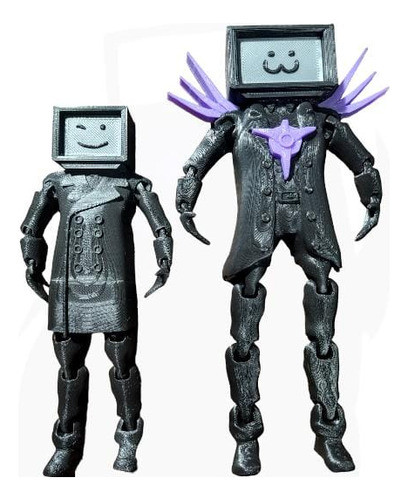 Tvman Titan Tvman Skibidi Toilet Juguete Articulado 3d 0