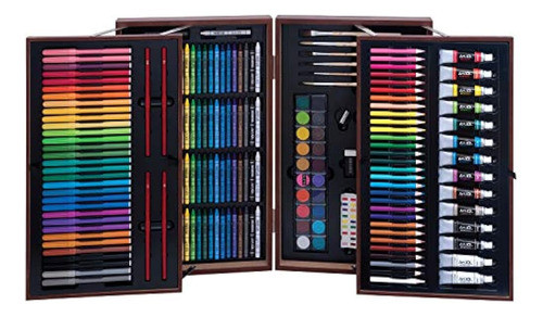 Art 101 Deluxe Artist Set En Estuche De Madera (215 Piezas) 0