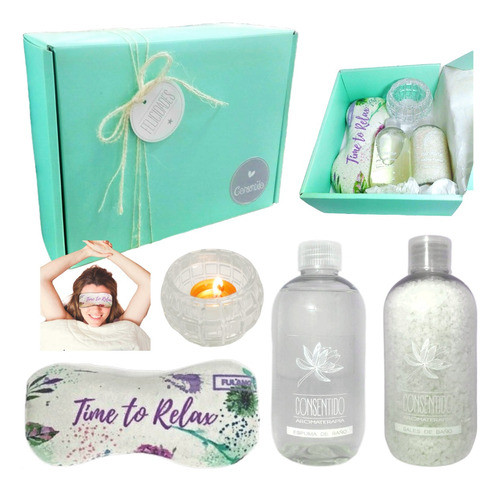Set Gitf Box Spa Caja Empresarial Jazmín Kit Zen Aroma N42 0