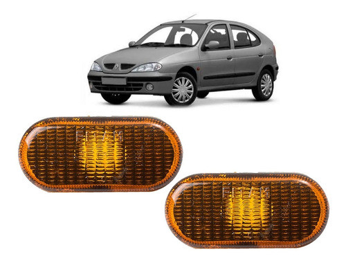 Juego Giros De Guardabarro Megane 2000 2001 2002 2003 Ambar 0