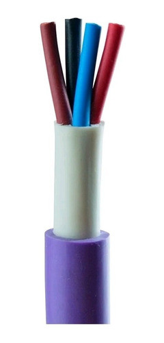 Cable Subterraneo Tetrapolar 4 X1,5mm Iram Rollo X 50 Metros 0