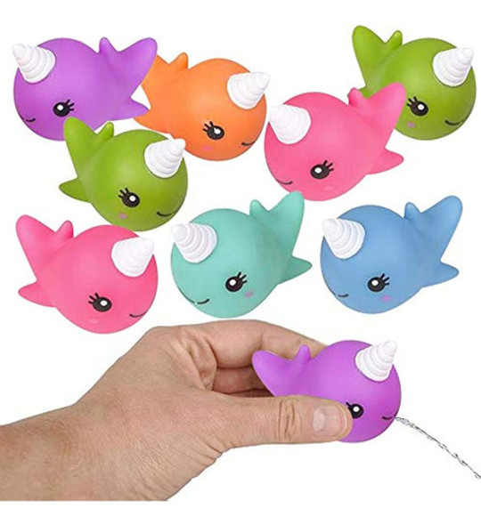 Artcreativity Narvales De Goma Con Chorros De Agua, Paquete 0 Artcreativity Narvales De Goma Con Chorros De Agua, Paquete 0