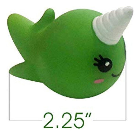 Artcreativity Narvales De Goma Con Chorros De Agua, Paquete 1 Artcreativity Narvales De Goma Con Chorros De Agua, Paquete 1