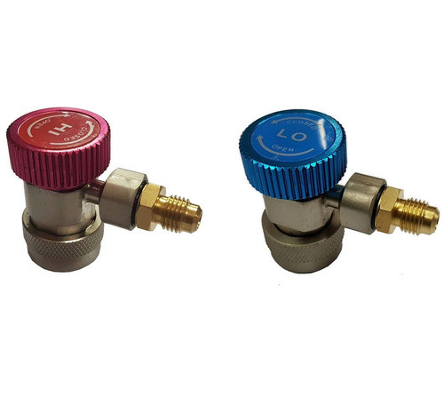 Kit Valvulas Acople Rapido R134 Salida 1/4 Automotor Motech 0
