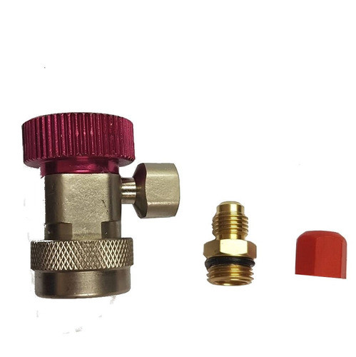 Kit Valvulas Acople Rapido R134 Salida 1/4 Automotor Motech 1