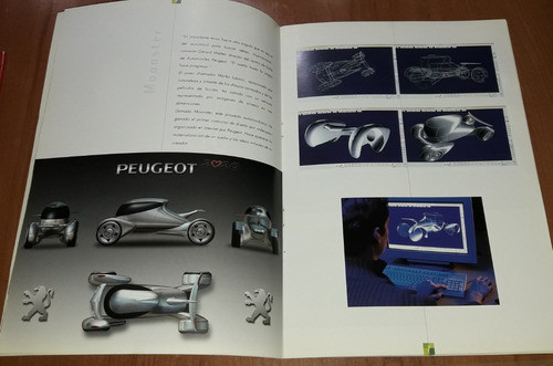 Folleto Peugeot Moonster Frankfurt September 2001 1