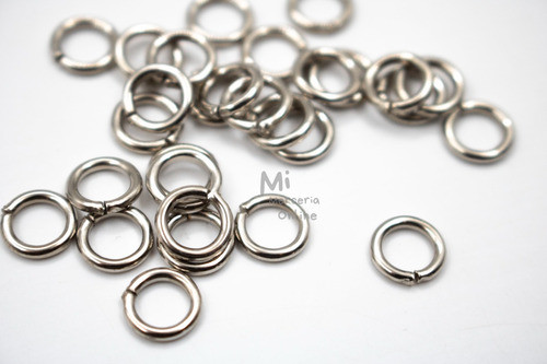 Argolla De Metal De 9mm Externo 6mm Interno X 100 Unidades 0