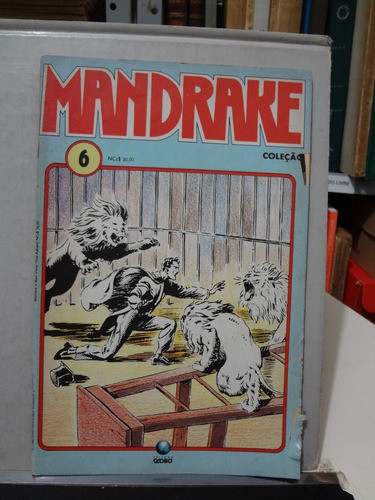 Gibi Mandrake Coleção Nº 6 Editora Globo 1990 0