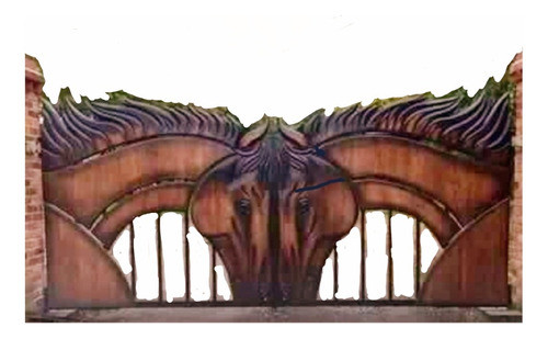 Tranquera. Tranquera De Hierro Y Madera. Tranquera De Madera 0