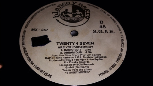 Twenty 4 Seven Capt Hollywood Are You Dreaming Buen Estado 1