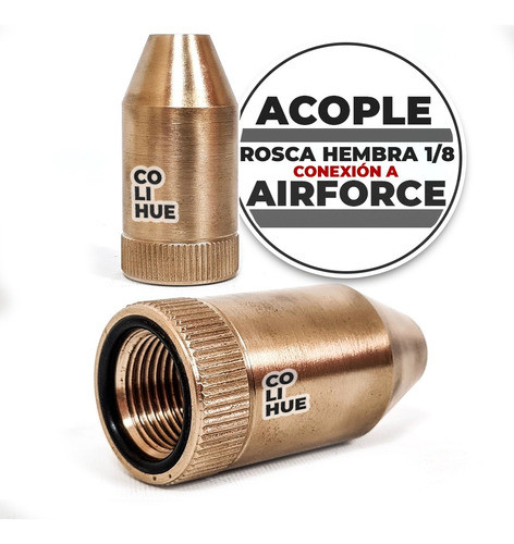 Acople Rosca Hembra 1/8 Conexion Airforce 1