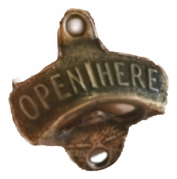 Aplique Destapador Cerveza Pared- Color Bronce 0