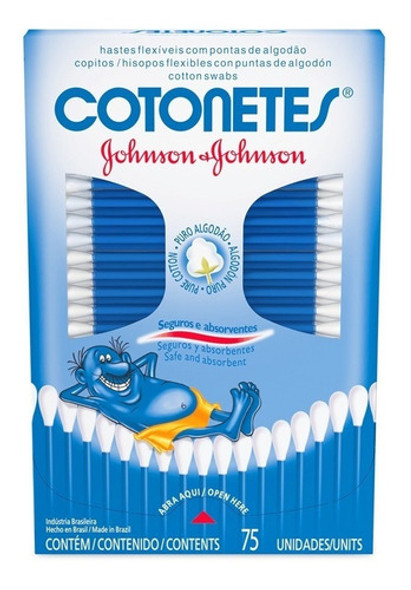 Johnson Cotonetes Hisopos Flexibles Descartables X24 Cajas 1