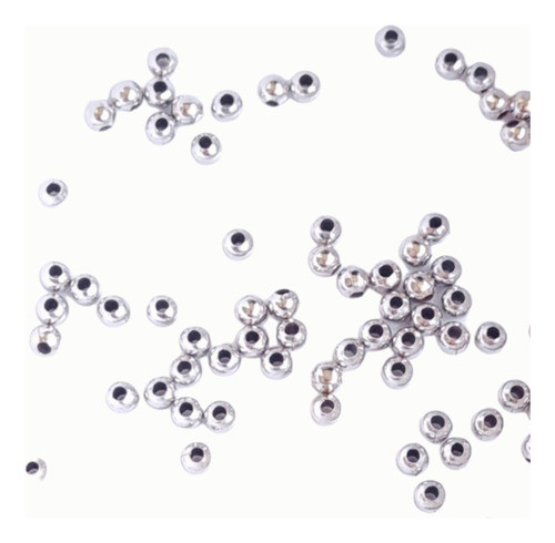 Bolita Metal Niquel 3mm 45gr Aprox 500u Bijouterie Armado 0