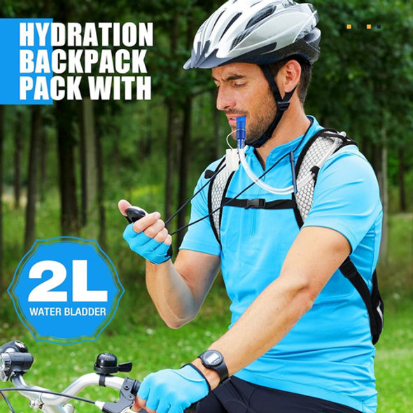 ~? Pack 2 Pack Mochila De Hidratación Con 2l Vejiga De Agua, 1