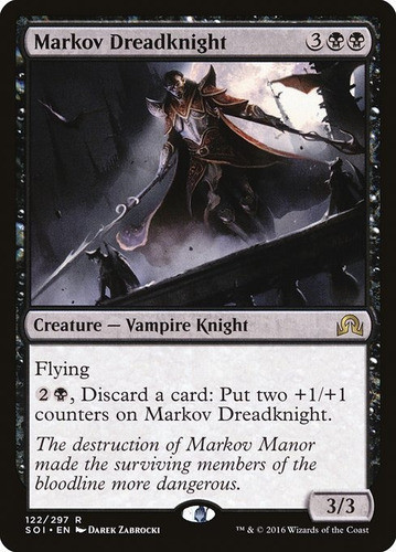 Carta Magic Markov Dreadknight Shadow Over Innistrad Mtg 0