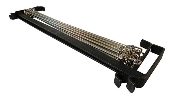 Parrilla De Alambre Cromado Plegable De Enrrollar Con Funda 1