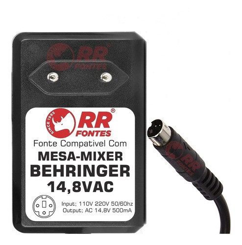 RRfontes 14.8V Adapter for Behringer Xenyx Mixer 1002FX 1202FX