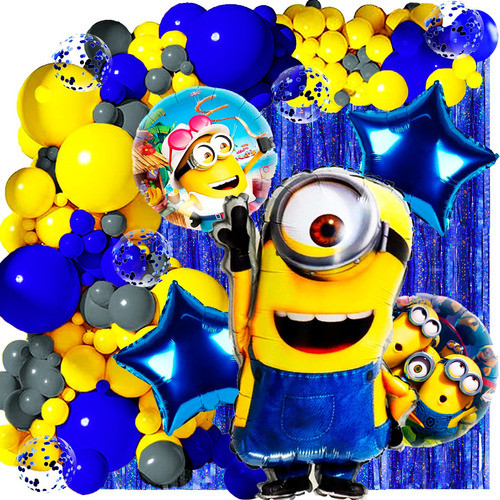 50 Art Globos Minion Villano Favorito Kevin Stuart Bob Gru 0