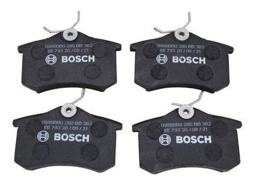 Jogo Pastilha De Freio Traseira Fluence 2.0 Original Bosch 1