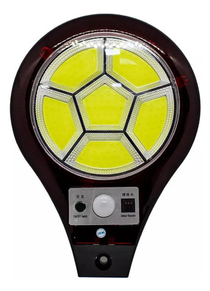 Farola De Leds Carga Solar Y Control + Sensor De Movimiento 0