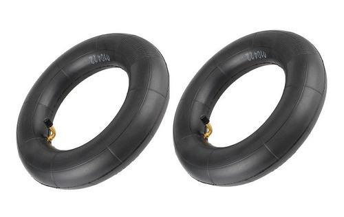 2 Câmaras Aro 10 P/ Bike Patinete Elétrico Foston Bico Curvo 0
