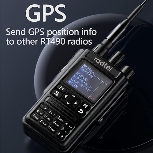 Radtel Rt-490 Gps Bluetooth App Programación Radio Tri-banda 1