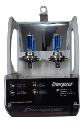 Kit Lampara H7 Cool Blue Energizer Para Camion 24v 1