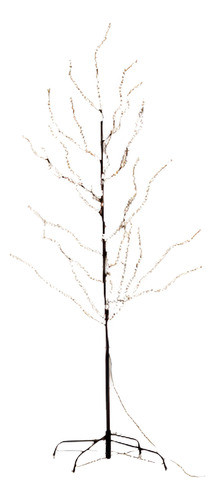 5ft 200led Pvc Papel Atado Blanco Cálido Luz De Árbol De Nav 0