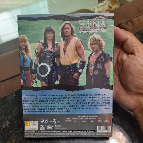 Box Dvd Xena A Princesa Guerreira Primeira Temporada Complet 1