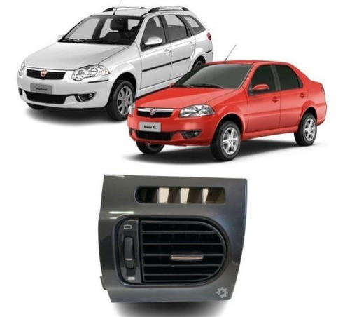 Difusor Ar Direito Grafite Fiat Palio Weekend Siena Original 0