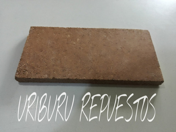 Tejuela Ladrillo Refractario Parrilla Horno 22x11x1.5 Cm 0