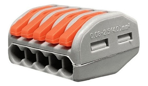 Conector Alavanca Emenda Rápida 5vias - 100un 0