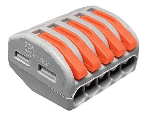 Conector Alavanca Emenda Rápida 5vias - 100un 1