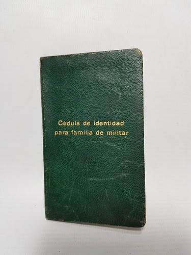 Antiguo Carnet Militar Cédula Familiar 1905 Mag 57473 0