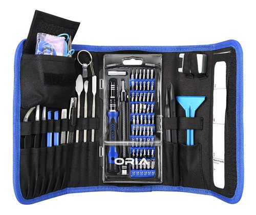 Kit D/herramientas Oria P/reparar Cellphone/pc/tab Y +/blue 0