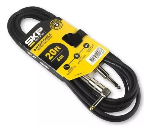 Cable Instrumento Mono Plug A Plug Skp Tt31 6,5mm X 6mt 0