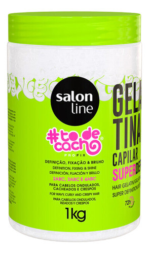 Salon Line To De Cacho Gelatina Super Definición Intensa 1kg 1