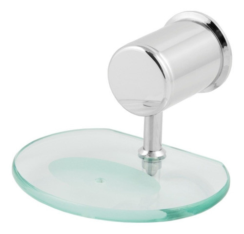 Saboneteira Lavabo De Luxo Porta Sabonete De Vidro Redondo 0