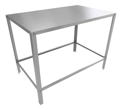 Mesa Auxiliar Inox 92x84x53cm Sem Rodinhas 1