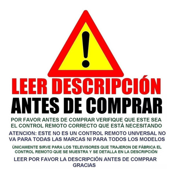 Control Remoto Tv Lcd/led Telefunken 1