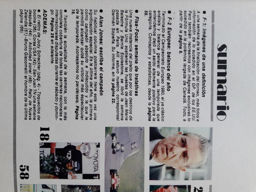 Revista Corsa Nº 750 Octubre 1980 - Reutemann - F1 Montreal 1