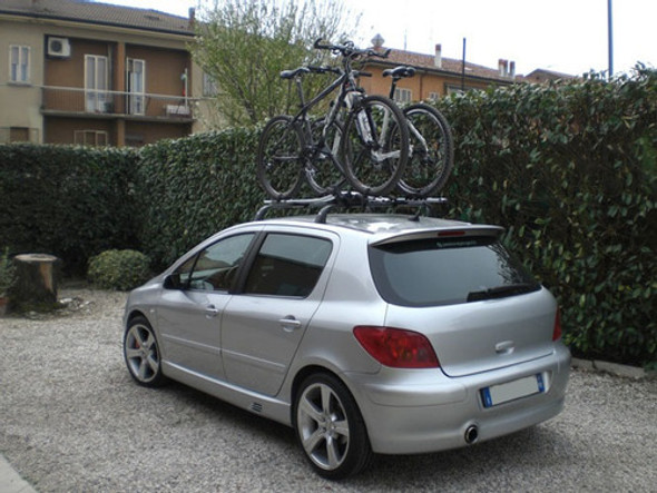 Portabicicleta Para Techo De Auto Con Tranca!! En Aluminio!! 1