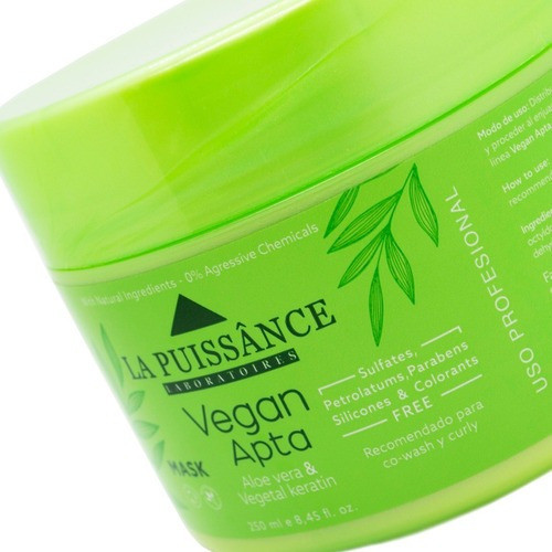 La Puissance Vegan Apta Máscara Vegano Co Wash X 300ml 3c 0