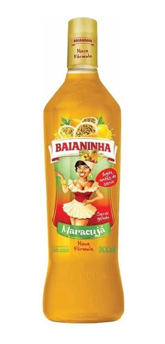 Batida Baianinha Maracuja Coquetel Pronto Pra Beber 900 Ml 0