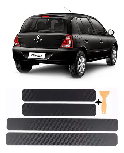 Accesorio Tuning Cubre Zócalos Carbono Renault Clio  Keny 0