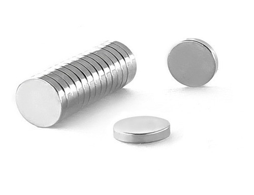 Ímã Neodímio Ø 8x1,5 Mm N35 500 Unidades 0
