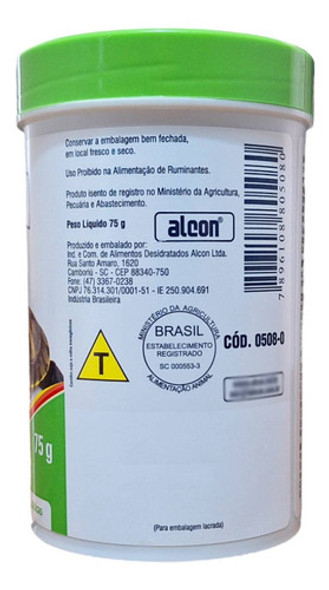 Ração Para Tartaruga Alcon Reptolife 75g 1