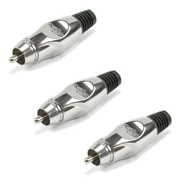 Kit C/ 05 Plugs Conector Santo Angelo Rca N PLG A/v Rcan 1